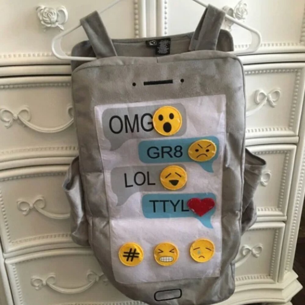 Kids Emoji Phone Costume - One Size